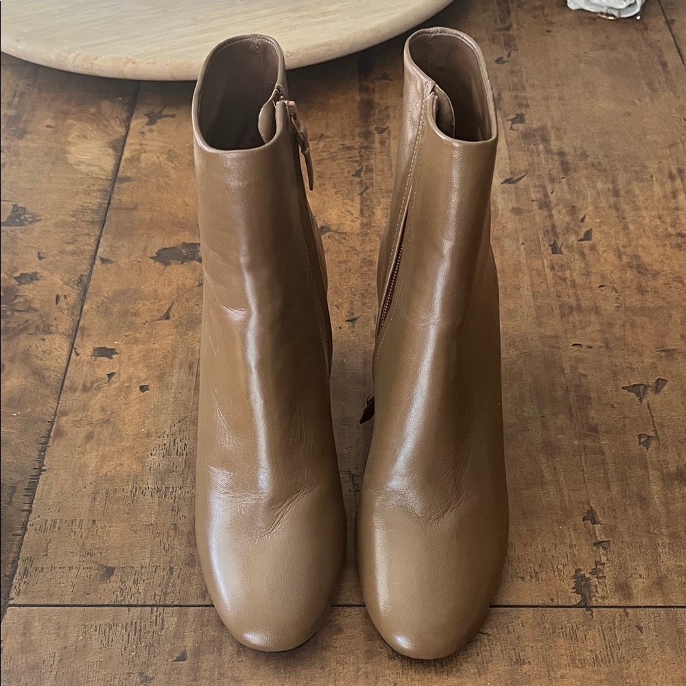 MERCEDES CASTILLO Brown Ankle Booties